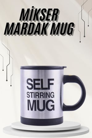 Karıştırıcı Özellikli Mikser Kupa Bardak Termos Bardak