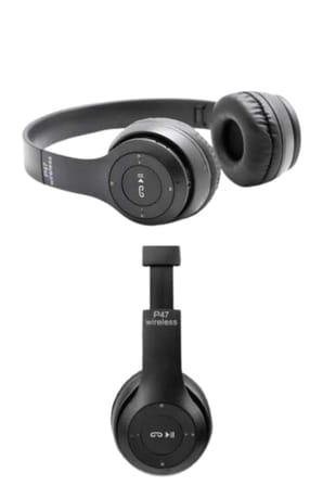 Wireless 5.0 Bluetooth Kablosuz Kulaklık ANC Özellikli Kulak Üstü Ayarlanabilir