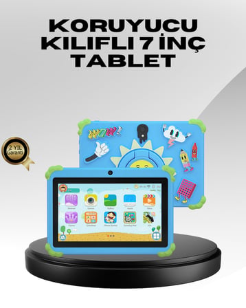 7 İnç Android Tablet WiFi Bluetooth ve Çift Kamera Destekli