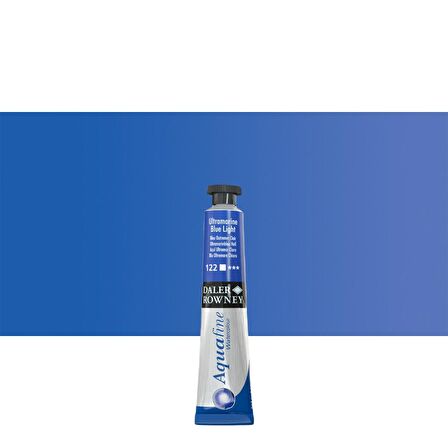 Daler Rowney Aquafine Tüp Suluboya 8ml N:122 Ultramarine Blue Light