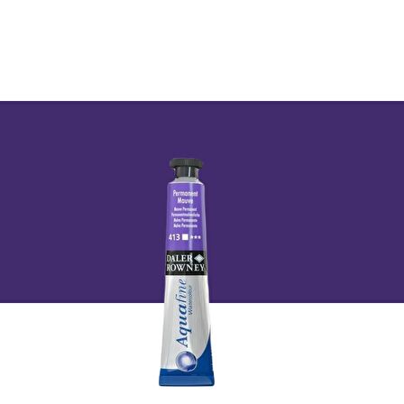 Daler Rowney Aquafine Tüp Suluboya 8ml N:413 Mauve
