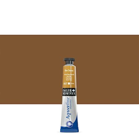 Daler Rowney Aquafine Tüp Suluboya 8ml N:667 Raw Sienna