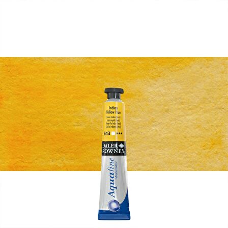 Daler Rowney Aquafine Tüp Suluboya 8ml N:643 Indian Yellow Hue