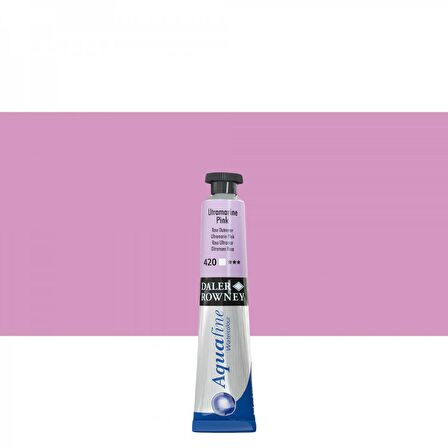 Daler Rowney Aquafine Tüp Suluboya 8ml N:420 Ultramarine Pink