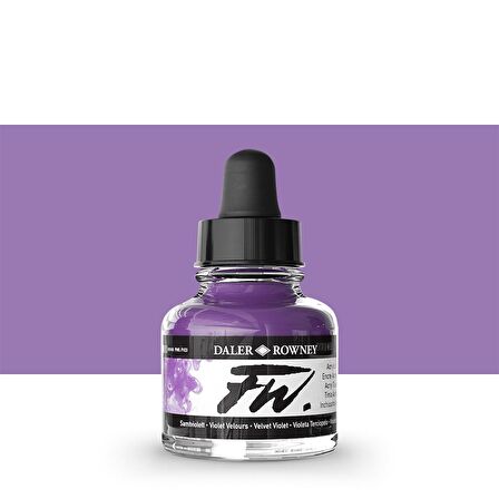 Daler Rowney FW Acrylic Artist Ink 29.5ml Velvet Violet 454