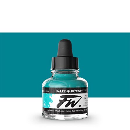 Daler Rowney FW Acrylic Artist Ink 29.5ml Marine Blue 151
