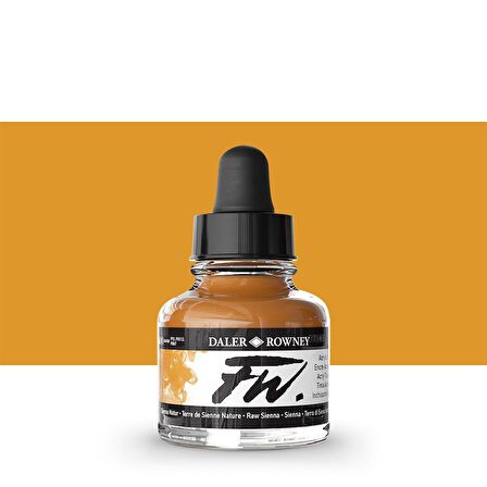 Daler Rowney FW Acrylic Artist Ink 29.5ml Raw Sienna 667