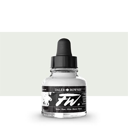 Daler Rowney FW Acrylic Artist Ink 29.5ml White 011