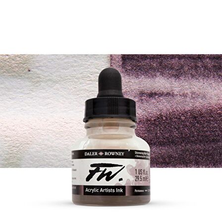 Daler Rowney FW Acrylic Artist Ink 29.5ml Shimmering Red 713