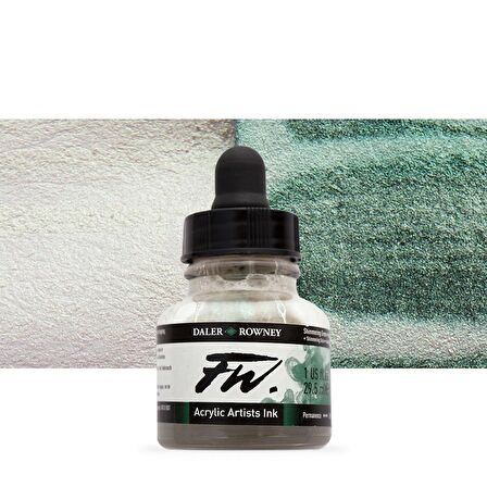 Daler Rowney FW Acrylic Artist Ink 29.5ml Shimmering Green 714