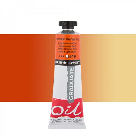 Daler Rowney Graduate Yağlı Boya 38ml 619 Cadmium Orange Hue