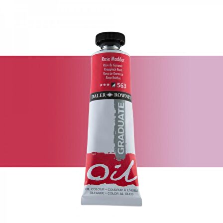 Daler Rowney Graduate Yağlı Boya 38ml 563 Rose Madder