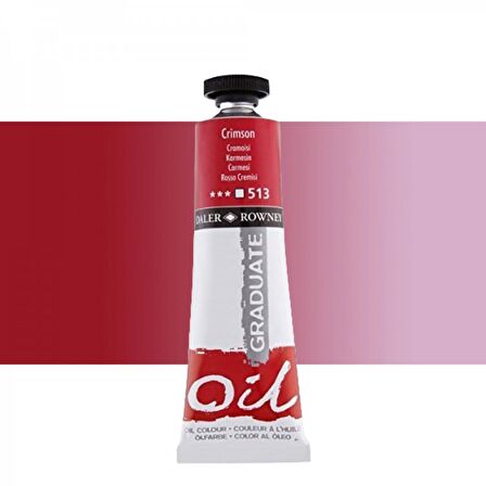 Daler Rowney Graduate Yağlı Boya 38ml 513 Crimson