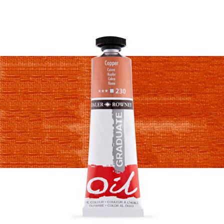 Daler Rowney Graduate Yağlı Boya 38ml 230 Copper