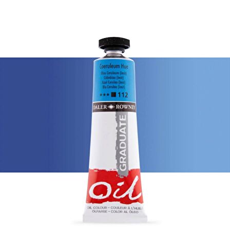 Daler Rowney Graduate Yağlı Boya 38ml 112 Coeruleum Hue