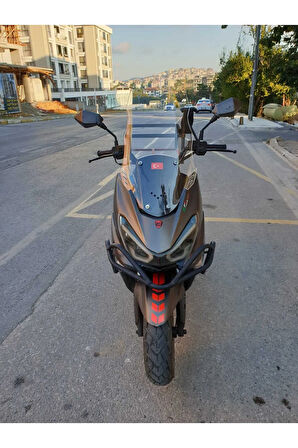 RKS Newlight 125 Siperlik Ön Cam 2021-2022 Model 65cm Şeffaf Renkli 4mm PRO MODELE UYMAZ