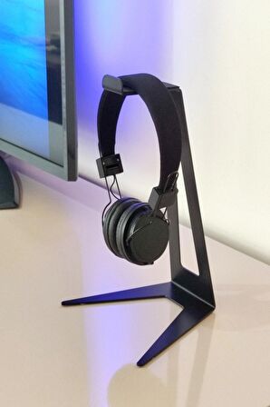 Metal Oyuncu Kulaklık Standı Kulaklık Askısı Headset Stand-siyah