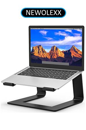 Tüm Modellere Uyumlu Laptop Standı Notebook Soğutucu Macbook Yükseltici Stand-Metal