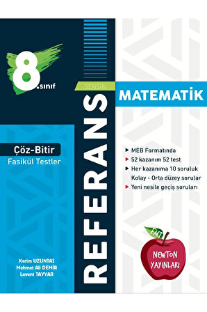 LGS 8.sınıf Referans Çöz Bitir Fasikül Testler Matematik