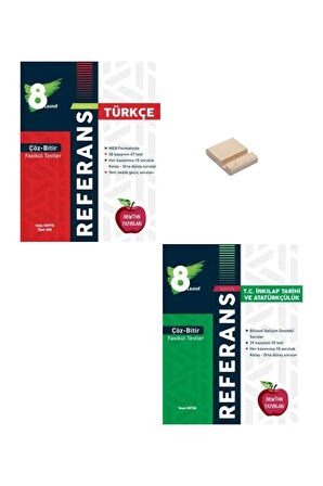 LGS 8. Sınıf Referans Türkçe ve İnkılap Tarihi Çöz-Bitir Testler