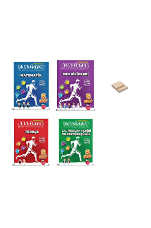 LGS 8. Sınıf Kondisyon Denemeleri Matematik Fen Türkçe ve İnkılap 4lü Set