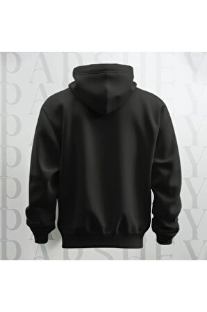 New York City Baskılı Kapüşonlu Sweatshirt Hoodie Kalın Kumaş 3 İplik Şardonlu