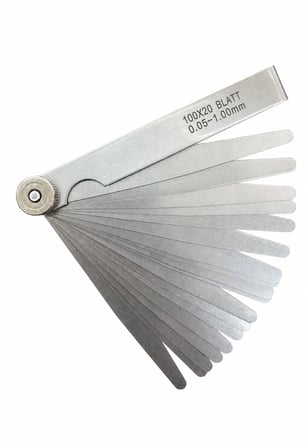 100 mm Sentil Çakısı 20 Yaprak 0.05-1.00 mm Sentil Mastarı Yaprak Sentil Ölçüm Seti