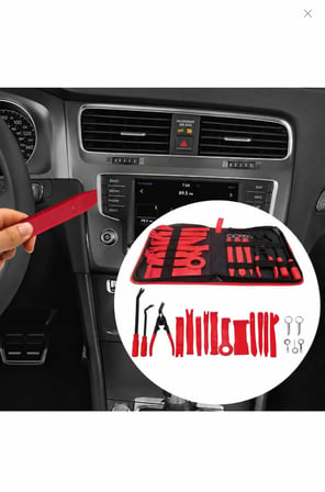 Oto Kaporta Trim Klips Sökme Aparatı İç Döşeme Plastik Sökme Seti Pro Seri