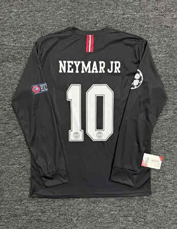 Neymar 10 Psg Nostalji 2018/19 Sezon Uzun Kollu Siyah Forması