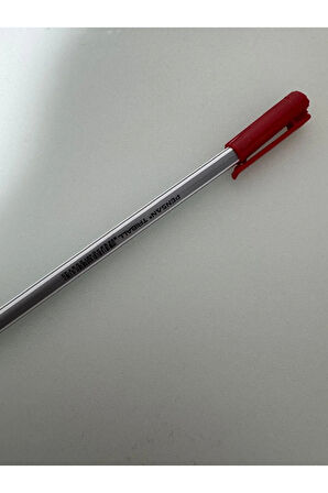 Tükenmez Kalem Triball 1.0 MM Bilye Uç Kırmızı (6 Adet)