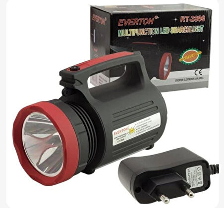 Rt-2886 Usbli 5 Watt Power Ledli 2 Km Mesafeli El Feneri