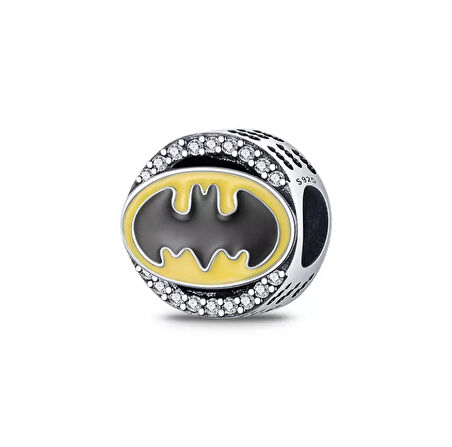 Gümüş s925 Damgalı Batman Charm