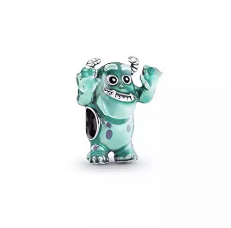 Gümüş s925 Damgalı Pixar Sulley Charm