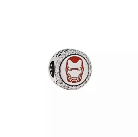 Gümüş s925 Damgalı The Avengers Iron Man Armored Charm