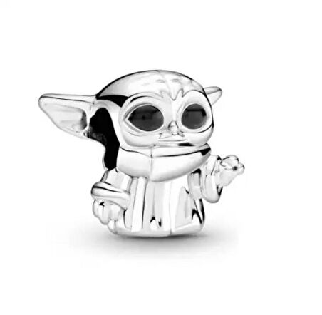 Gümüş s925 Damgalı Star Wars Grogu - Baby Yoda Charm