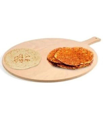 50 Cm Ahşap MDF Pizza Sunum Tahtası - Bazlama - Kesme Tahtası