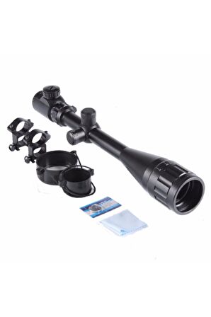 Tr- 6-24x50 Aoe Tüfek Dürbünü Çift Işık Kırmızı,yeşil Kaynaklı Zoomlu