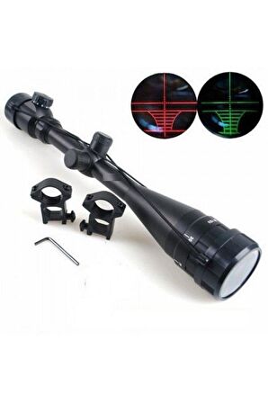 Yüksek Kaliteli 6-24x40aoeg Çıft Işık,Kırmızı,Yeşil Kaynaklı Avcılık Dürbün
