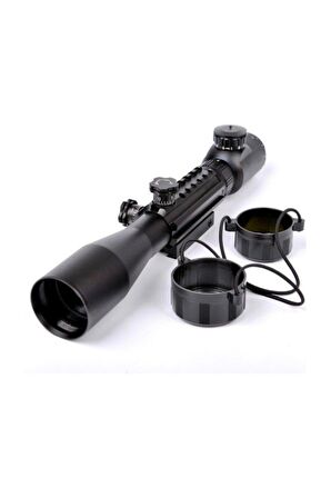3-9x32 Zoomlu Av Tüfeği Dürbünü Çift Işık Kaynaklı Kızaklı