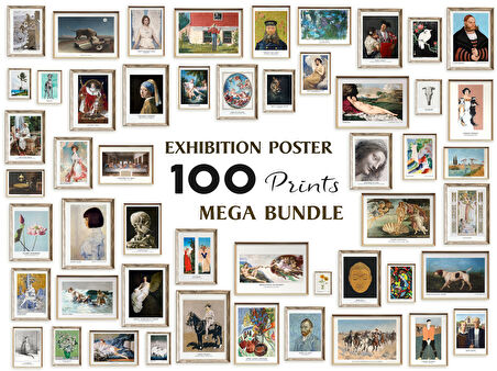 100 Sergi Posteri Mega Seti, Baskılar, 100 MEGA PAKET SETİ