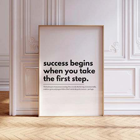 Motivasyonel Tipografi: Olumlu Onay Posteri ( & )