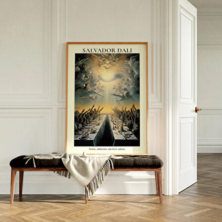 Salvador Dali Tanrı Ruhumuzu Besler Posterinden Esinlendi, Salvador Dali, Dali Resimleri, Sürrealizm