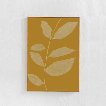Botanik Sanat: Sarı Hardal Poster