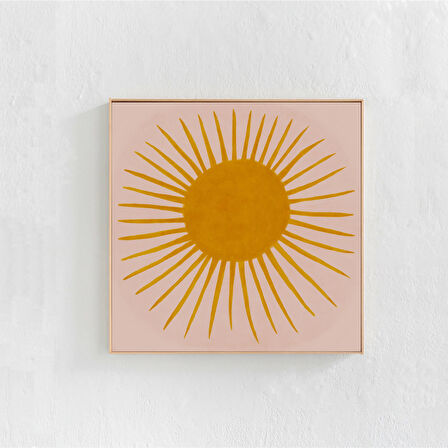 Çocuk Odası, Oyun Odası ve Kreş için Güneş Sanatı. Sanat: Büyük, Kare