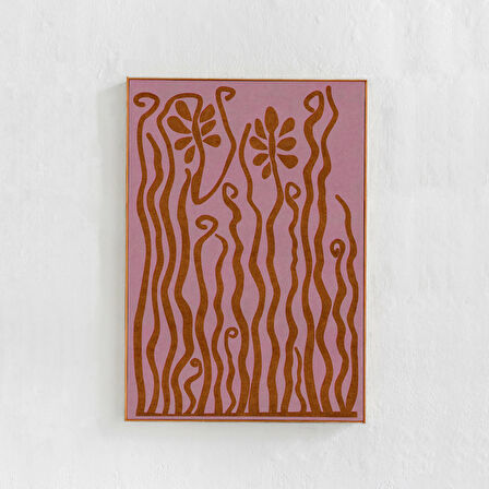 Modern İskandinav, Pembe ve Turuncu Sanat: İskandinav Bohem Dekoru