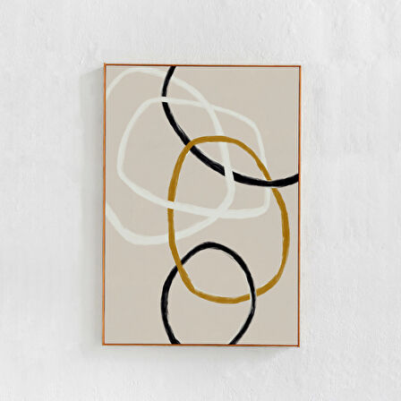 Soyut Sanat: Nötr tonlarda dekor, Minimal Çizgi Sanatı