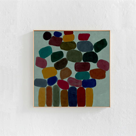 Sanat, Soyut Resim Sanatı, Yeşim yeşili, turuncu