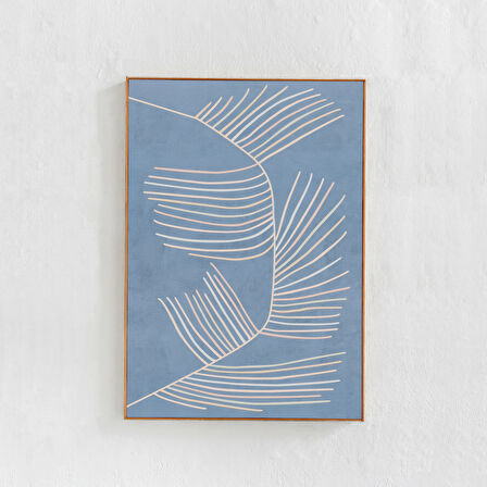 Sanat, Gök Mavisi Soyut Duvar Sanatı, Minimal