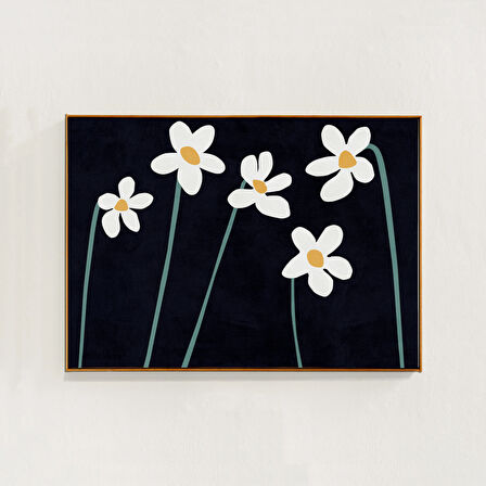 Bahar Çiçekleri Sanatı: Modern İskandinav Bohem Yatak Odası, Ev Dekorasyonu. Çiçekli