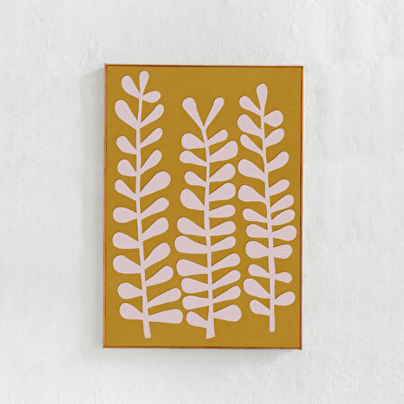 Sarı sanat: Soyut sanat, poster. Hardal sarısı Orta Yüzyıl, bohem